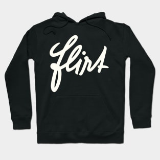 Flirt - Retro Typography Hoodie